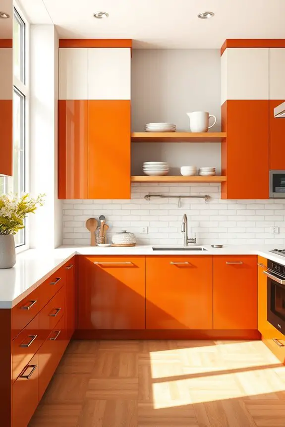 elegant two tone kitchen designs