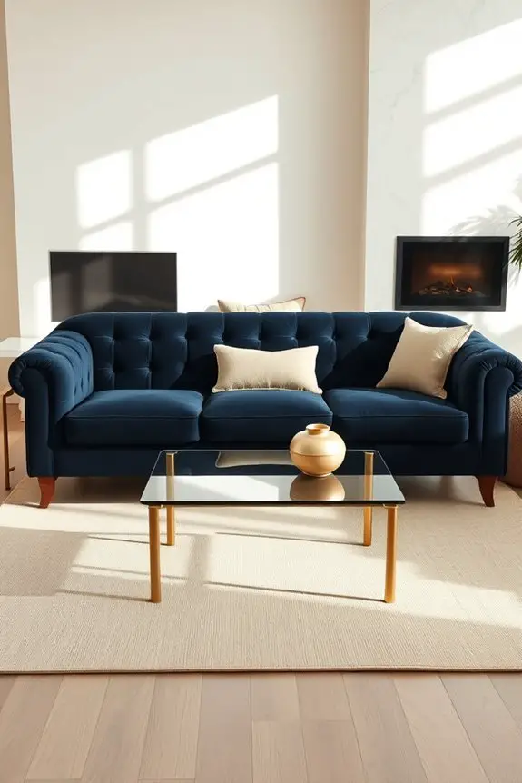 elegant versatile tufted sofas