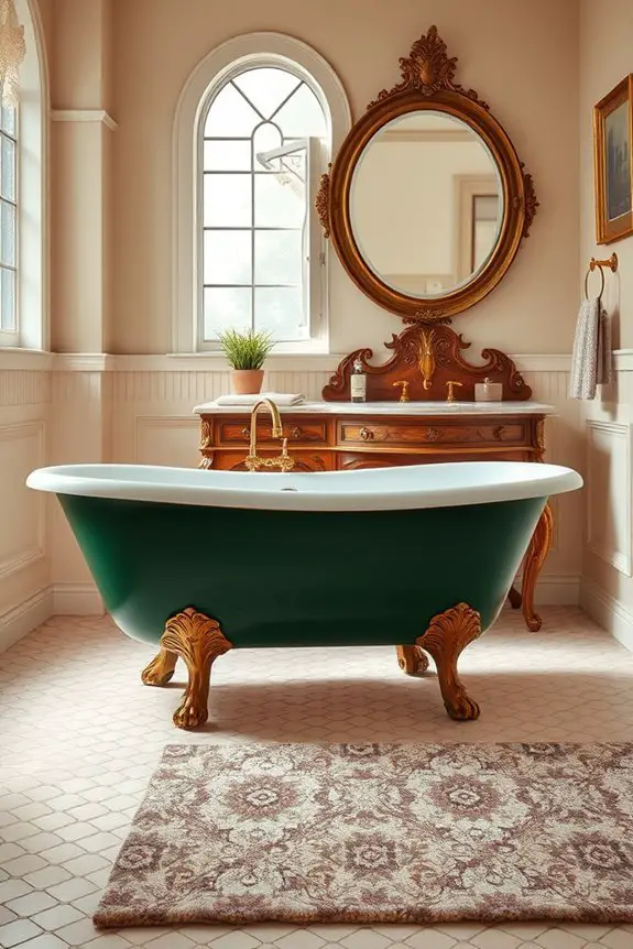 elegant vintage clawfoot tubs