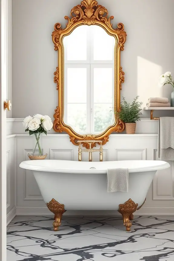 elegant vintage mirror aesthetics
