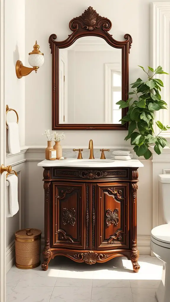 elegant vintage storage solution