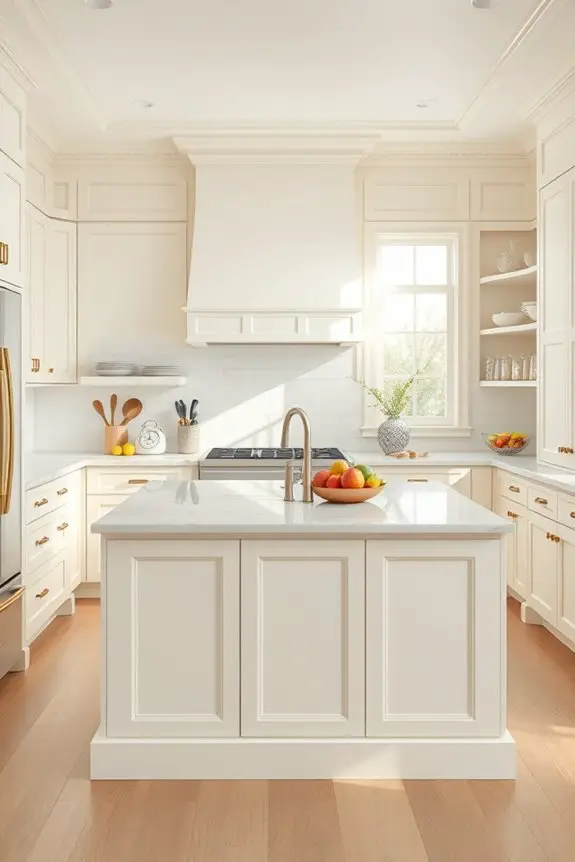 elegant white crown molding