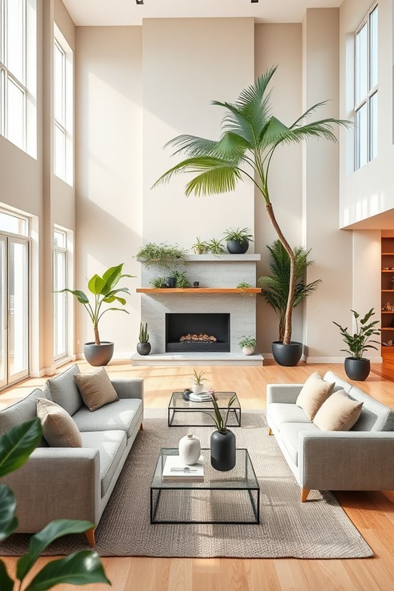 elevate atmosphere with plants