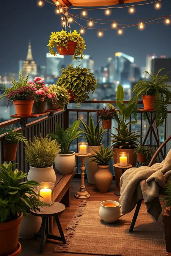 elevate balcony with greenery