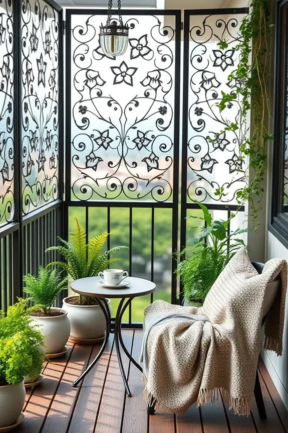 elevate balcony with screens