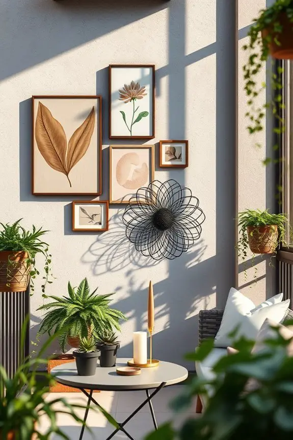 elevate balcony with wall art