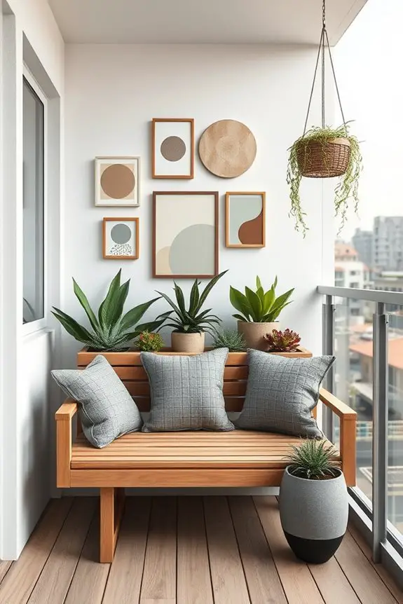 elevate balcony with wall art