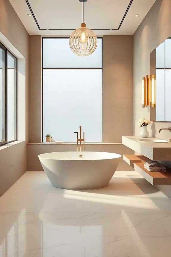 elevate bathroom ambiance creatively