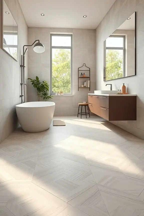 elevate bathroom with 3d tiles