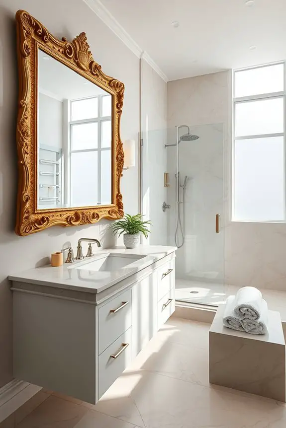 elevate bathroom with mirrors