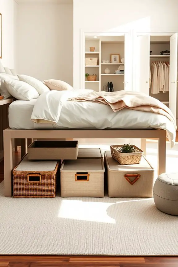 elevate bed for storage