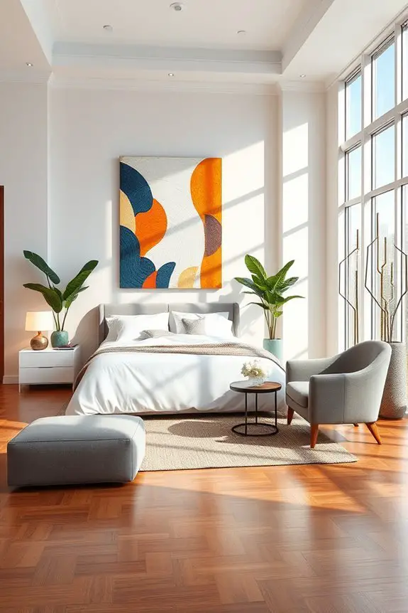 elevate bedroom with art