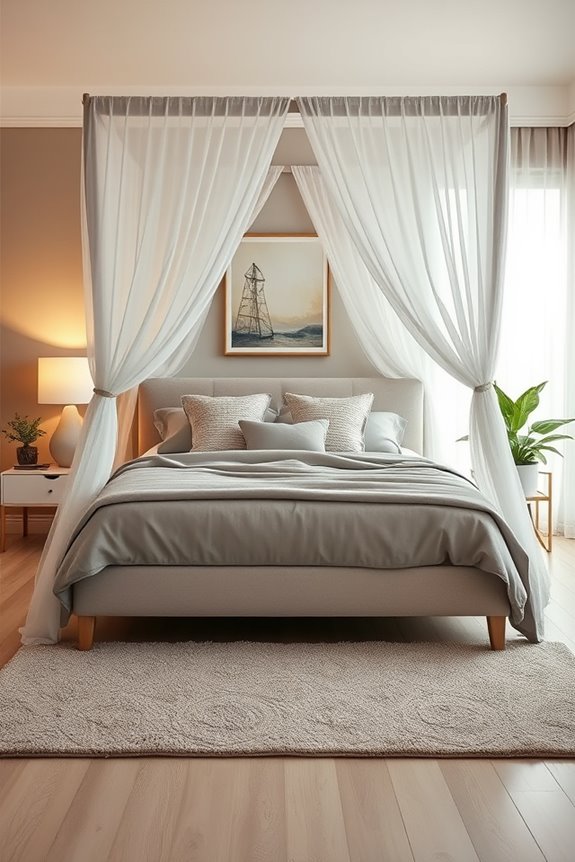 elevate bedroom with canopy