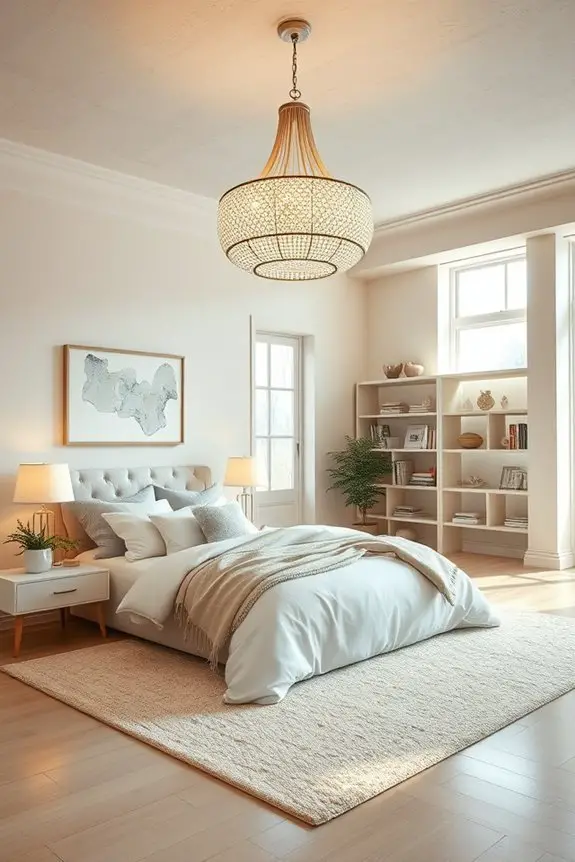 elevate bedroom with lighting