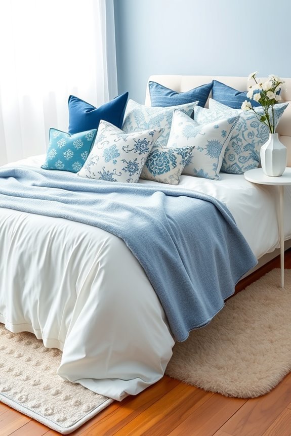 elevate bedroom with pillows