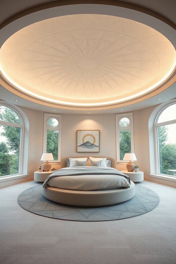 elevate circular ceiling aesthetics