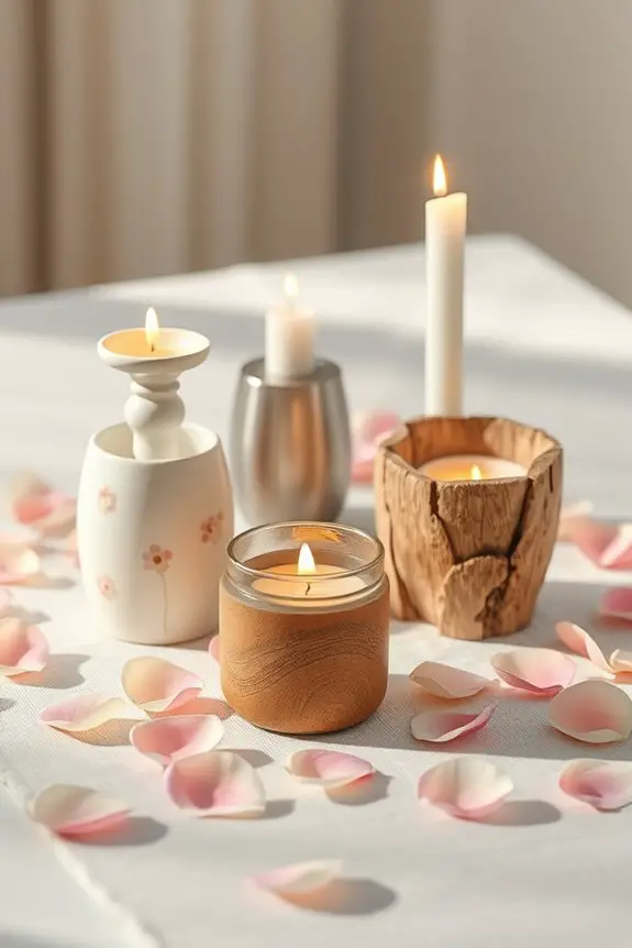 elevate decor with candle holders