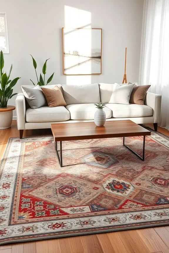 elevate decor with statement rugs