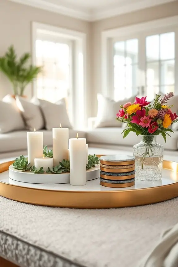 elevate decor with trays