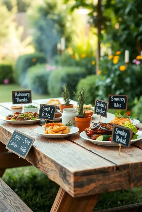 elevate dining experience signage
