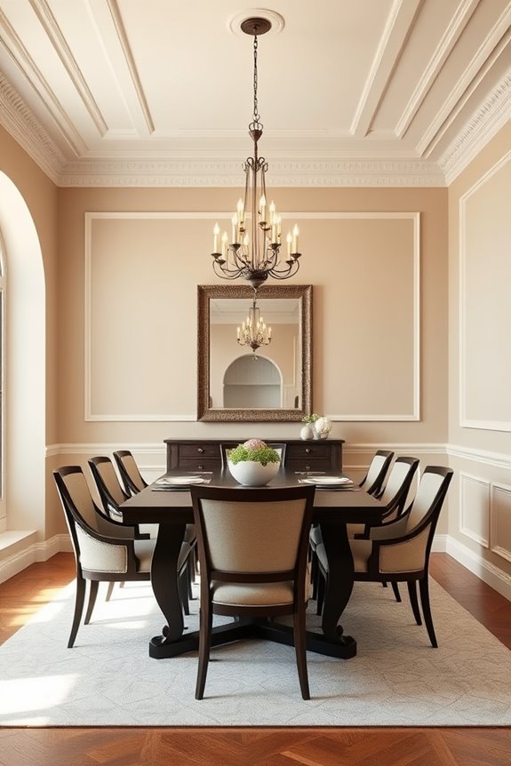 elevate dining space aesthetics