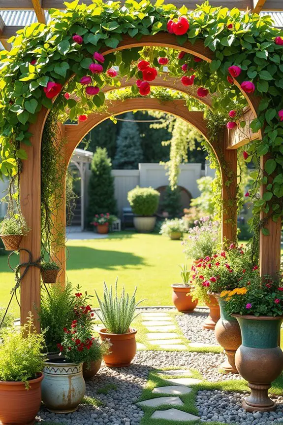 elevate garden archway aesthetics