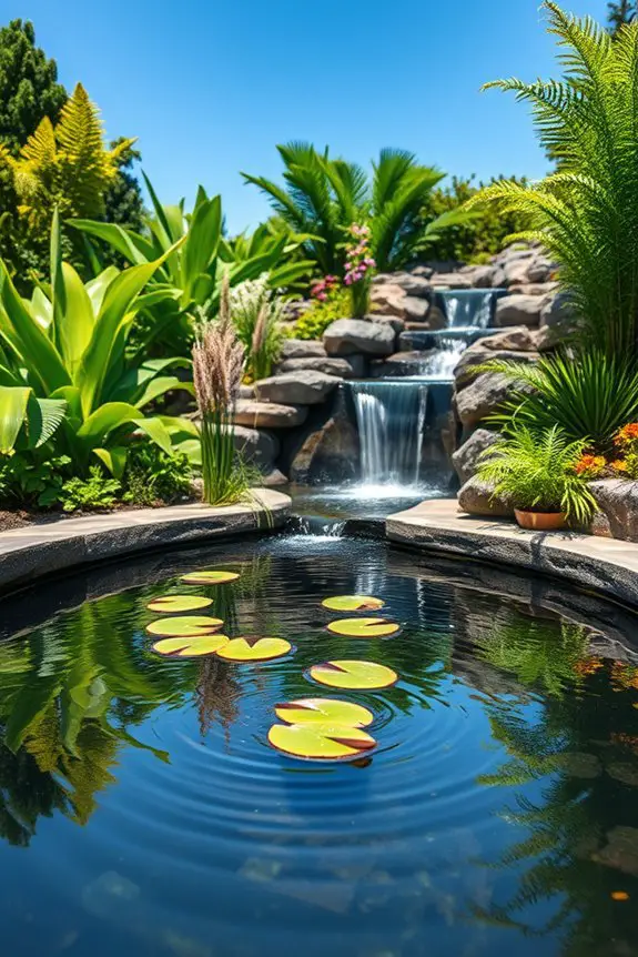 elevate garden with water