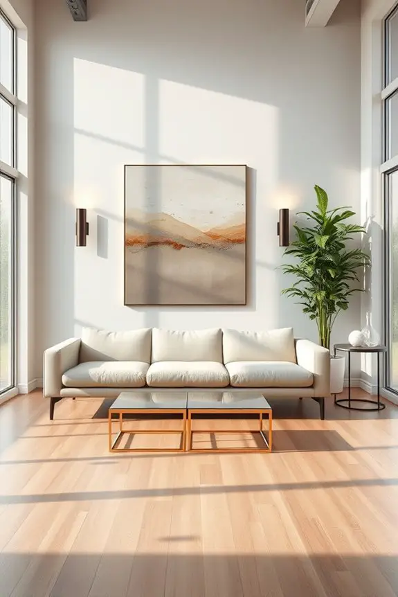 elevate showroom with art