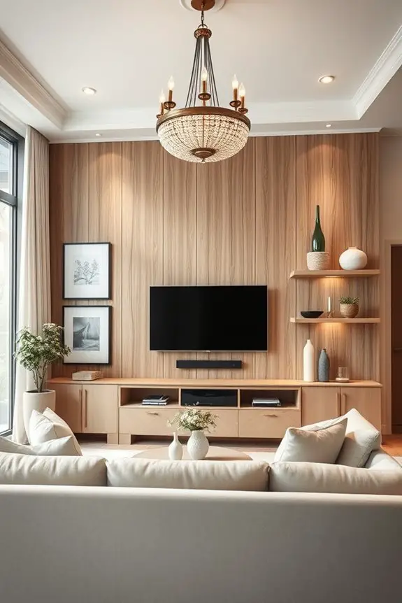 elevate tv wall design