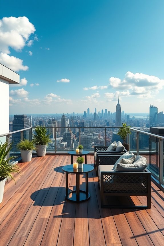 elevated outdoor cafe experience