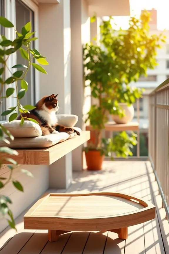 elevated sun lounging spots