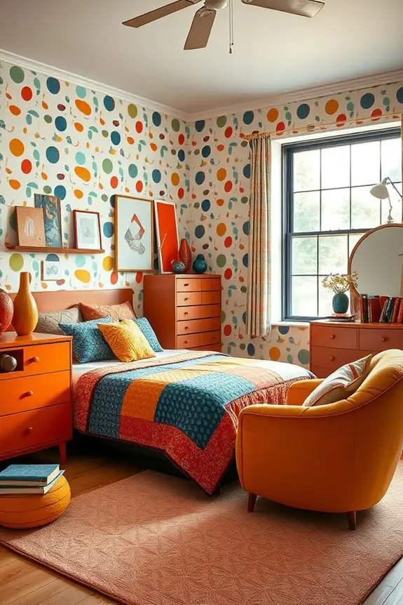 embrace vibrant retro nostalgia