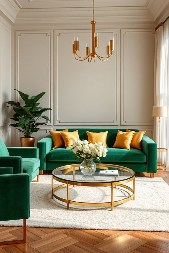 emerald elegance and luxury