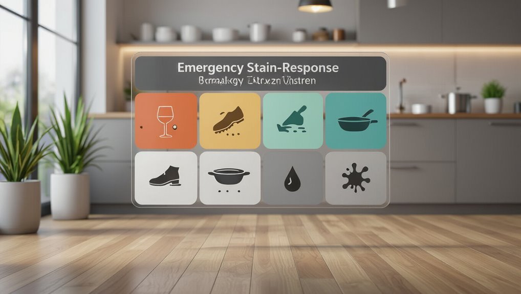 emergency stain response guide
