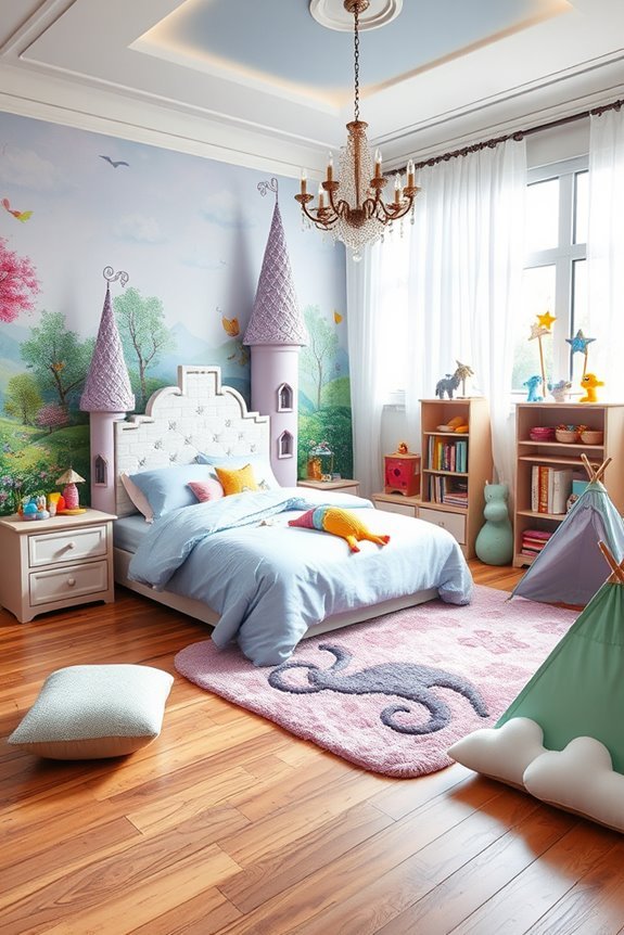 enchanted castle bedroom decor
