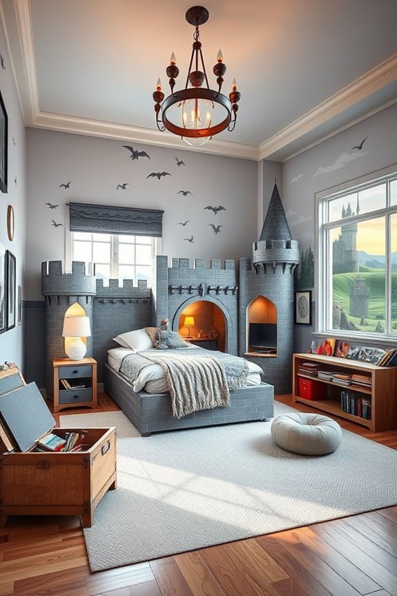 enchanted castle bedroom design