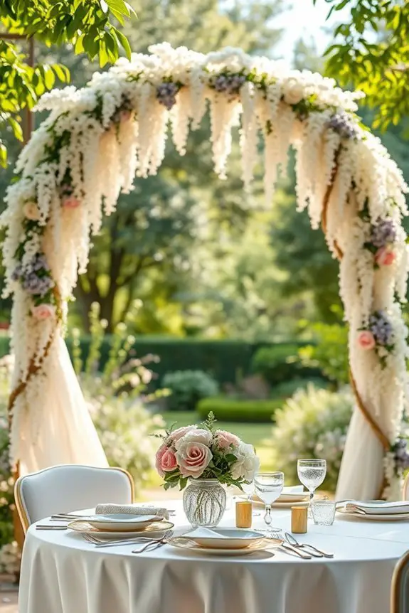 enchanted forest anniversary backdrop
