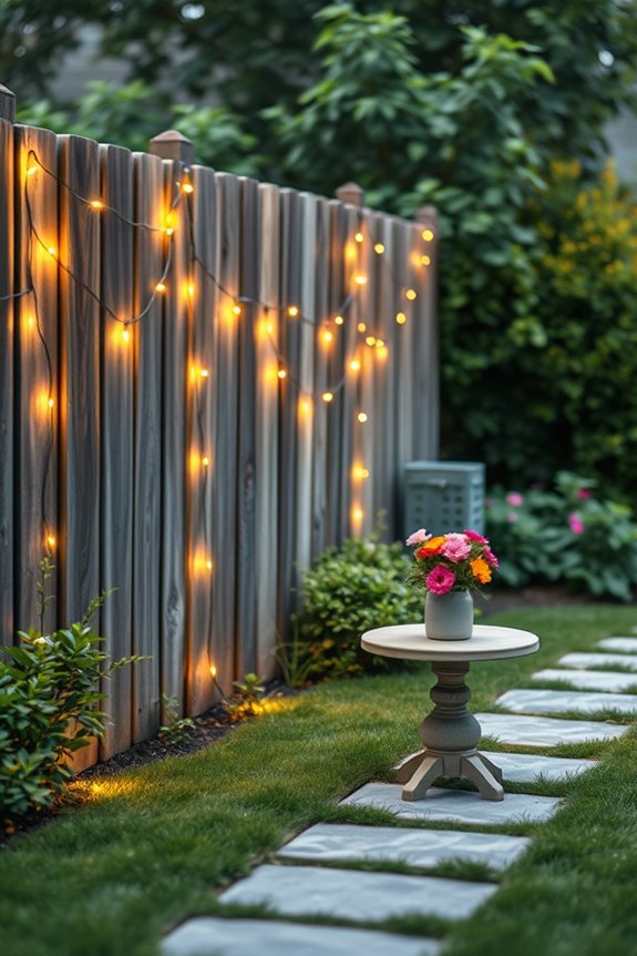 enchanting backyard lighting design