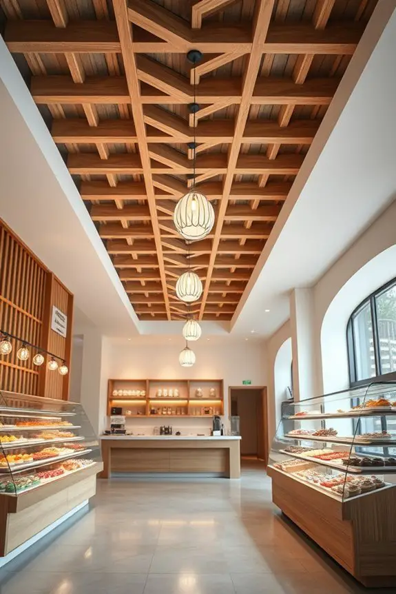 enchanting dessert shop ceilings