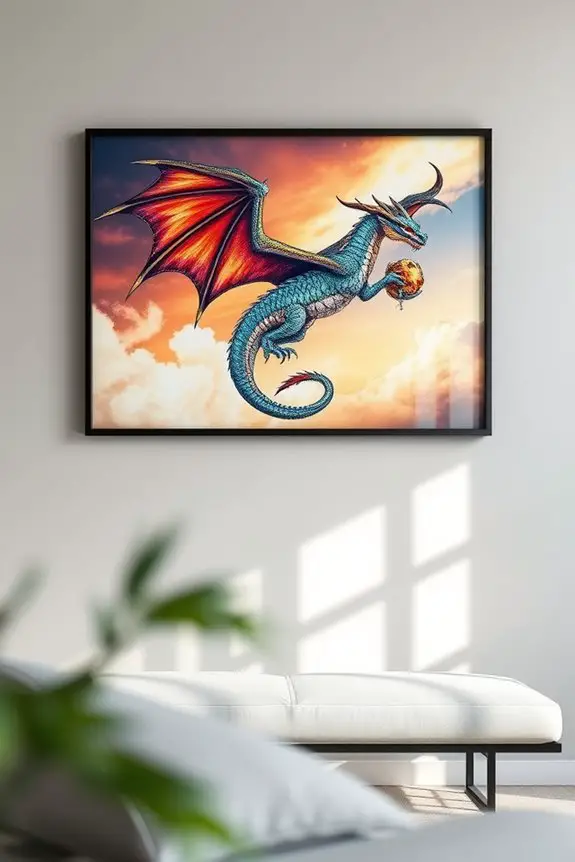 enchanting dragon photography prints