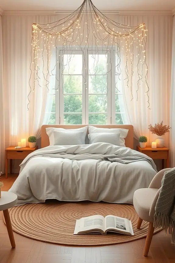 enchanting fairy light ambiance