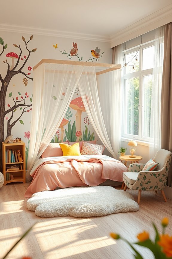 enchanting forest themed bedroom