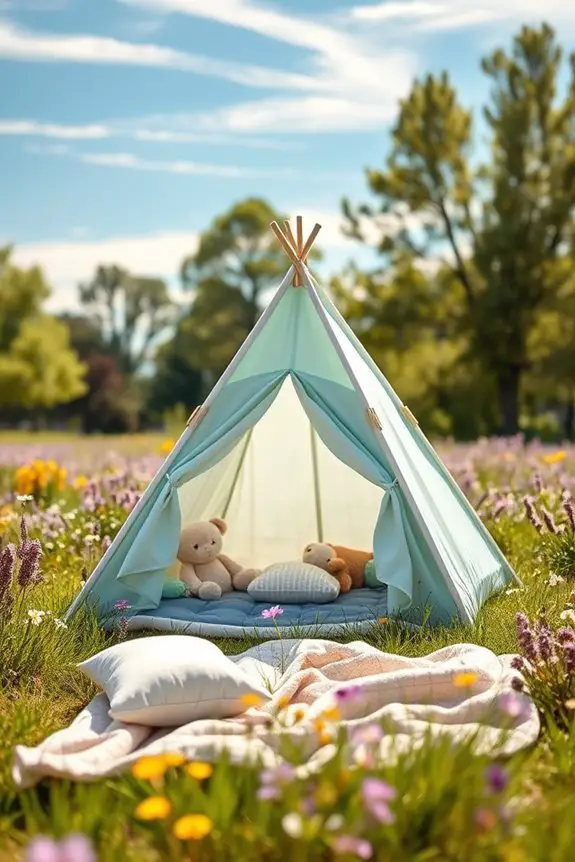 enchanting outdoor baby shoot