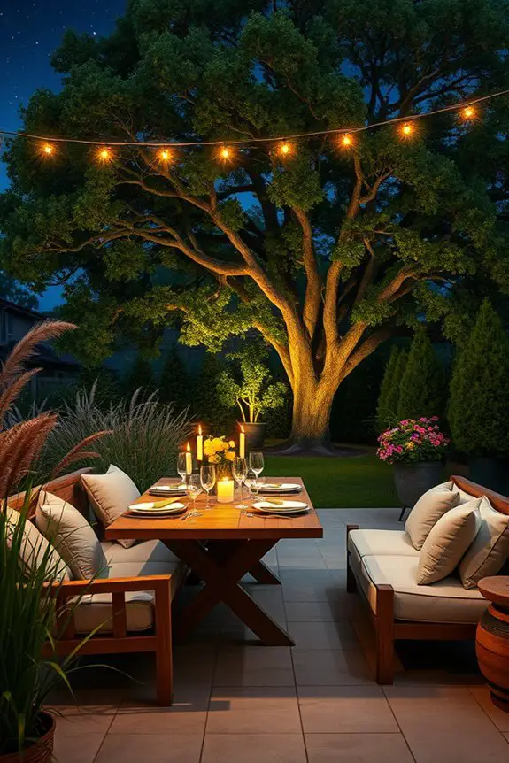 enchanting outdoor dining experience