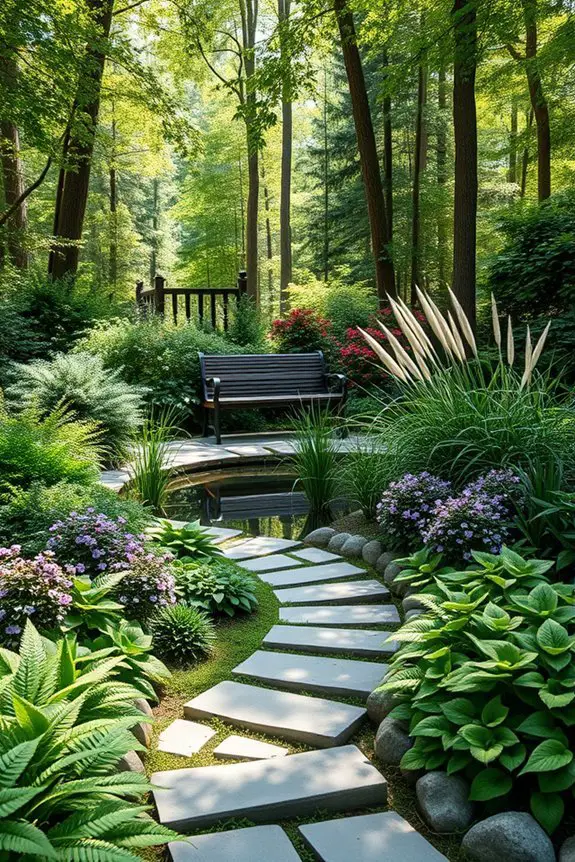 enchanting shade garden design