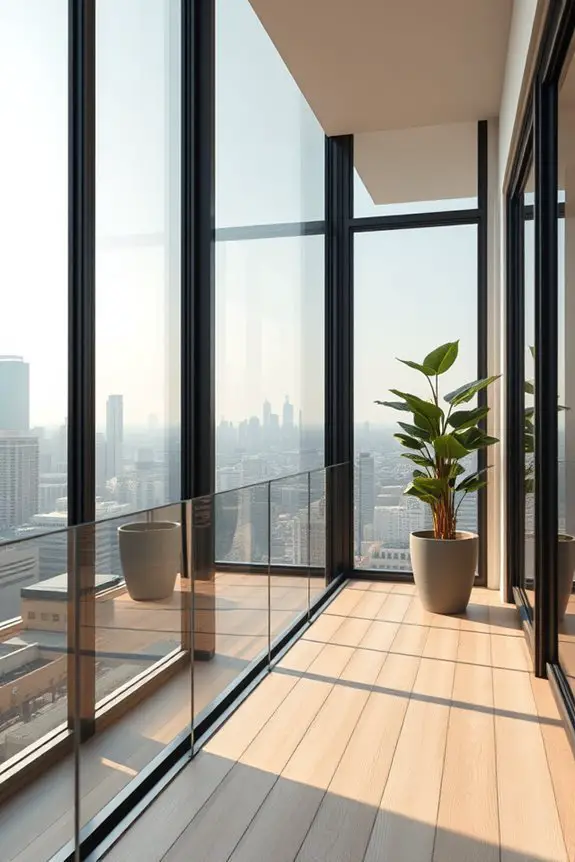 energy efficient balcony windows