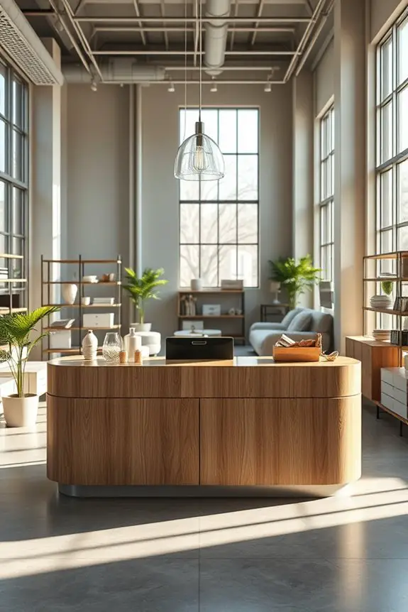 engaging and inviting checkout areas