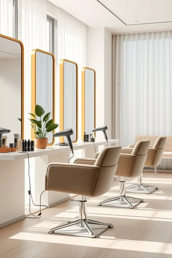 engaging beauty experience stations
