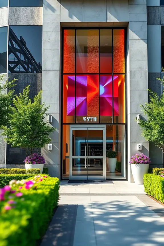 engaging interactive gym facade