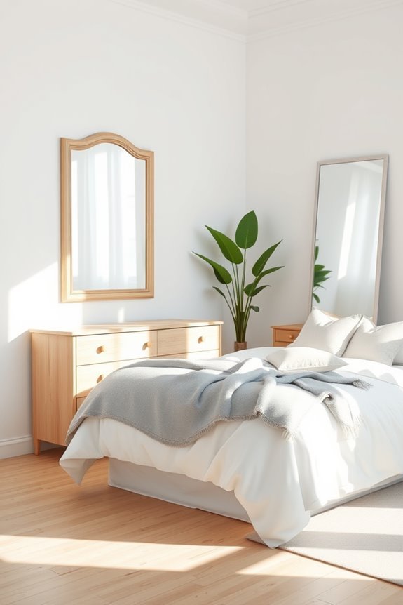 enhance ambiance with mirrors